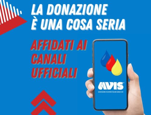Donazione di sangue: affidati ai canali ufficiali Avis