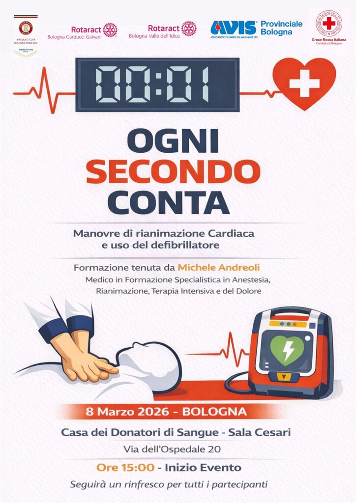 Ogni secondo conta Rotaract e Avis