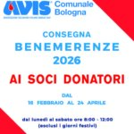 benemerenze avis bologna 2026
