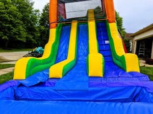 the 17 foot dual lane water slide rentals in st. Peters