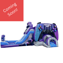 Gamer Bounce House With Water Slide