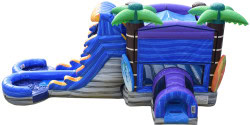 The Big Kahuna Bounce House With Dual Lane Water Slide
