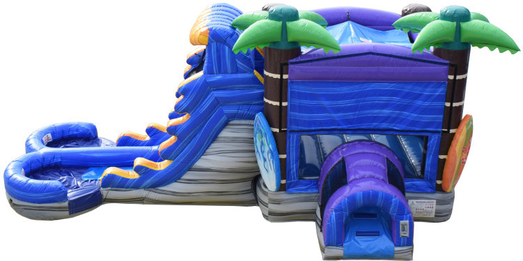 The Big Kahuna Bounce House With Dual Lane Slide (Dry)