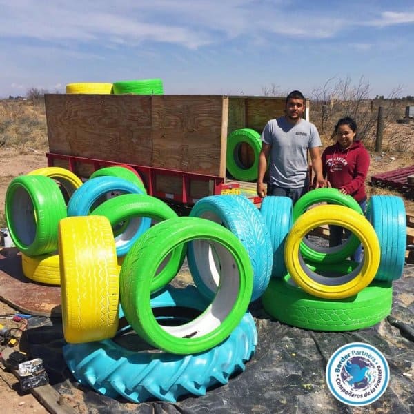 Youth play-equipment.