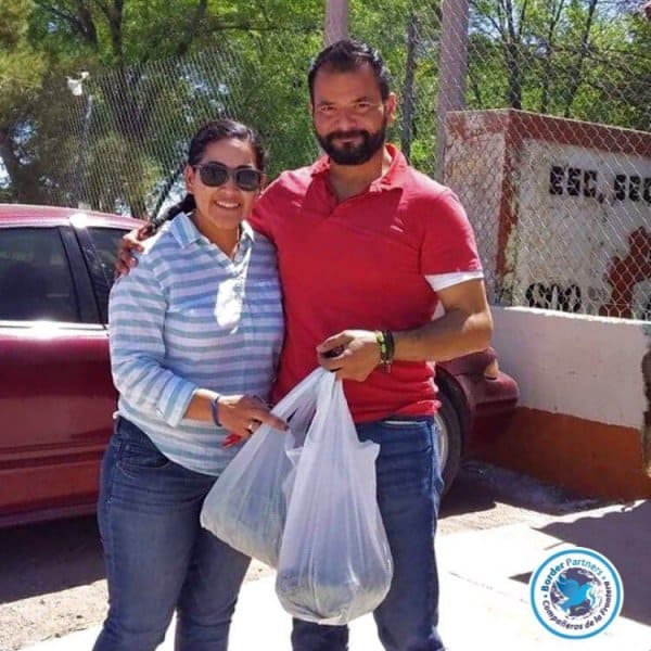 Community garden produce.