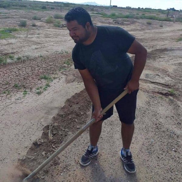 Bike track construction.