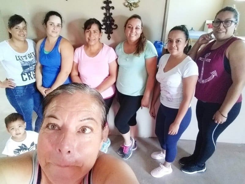 Zumba/exercise class.