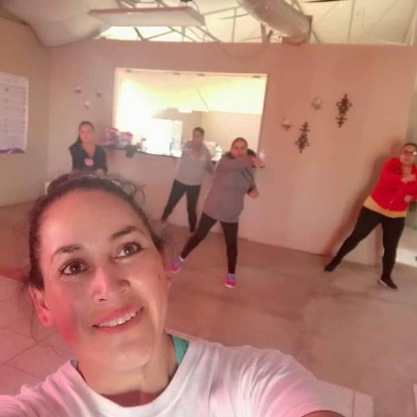 Zumba/exercise class.