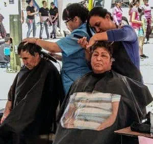 free haircuts