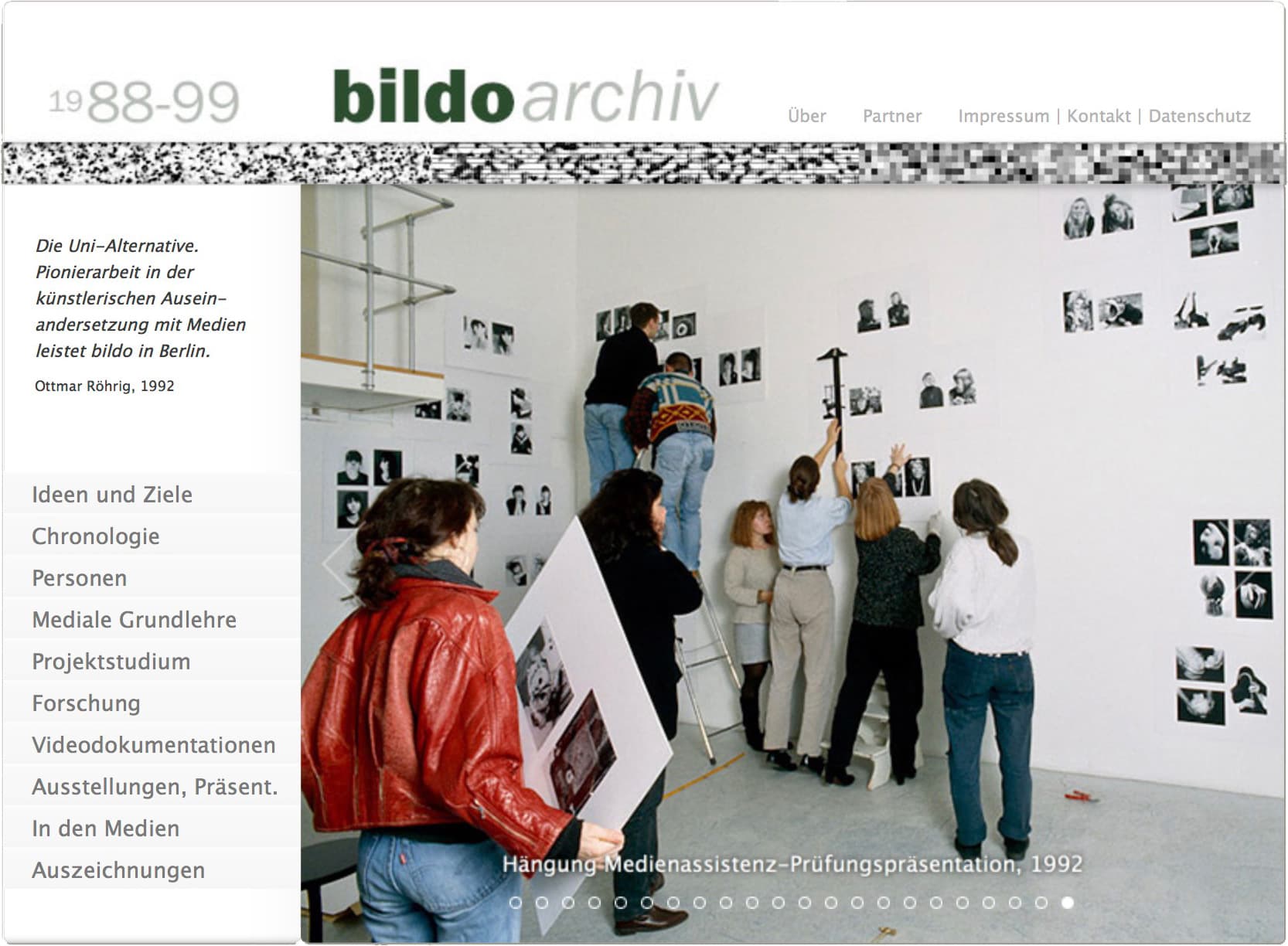 Webseite bildo archiv