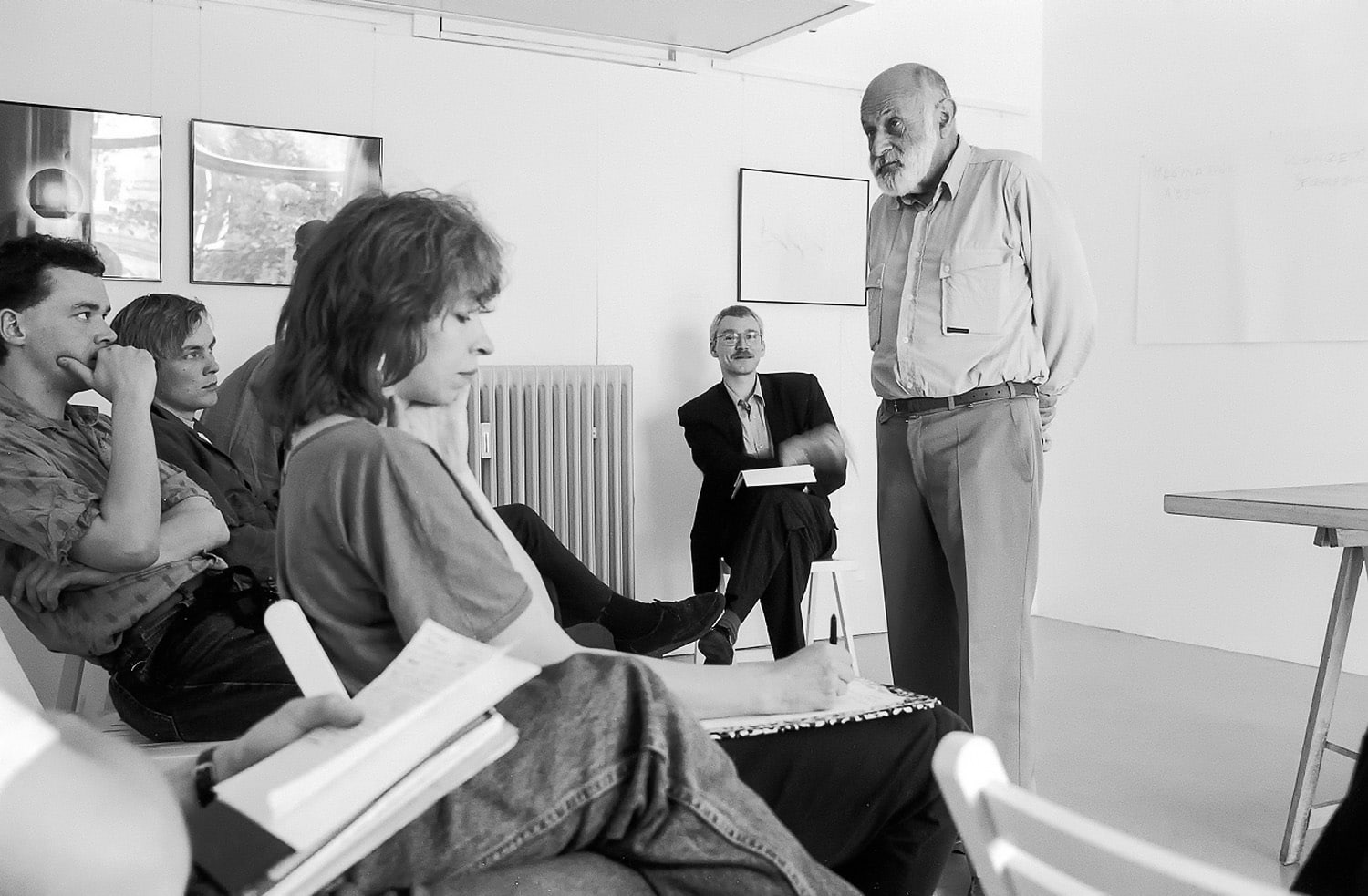Vortrag von/mit Vilem Flusser an der bildo akademie