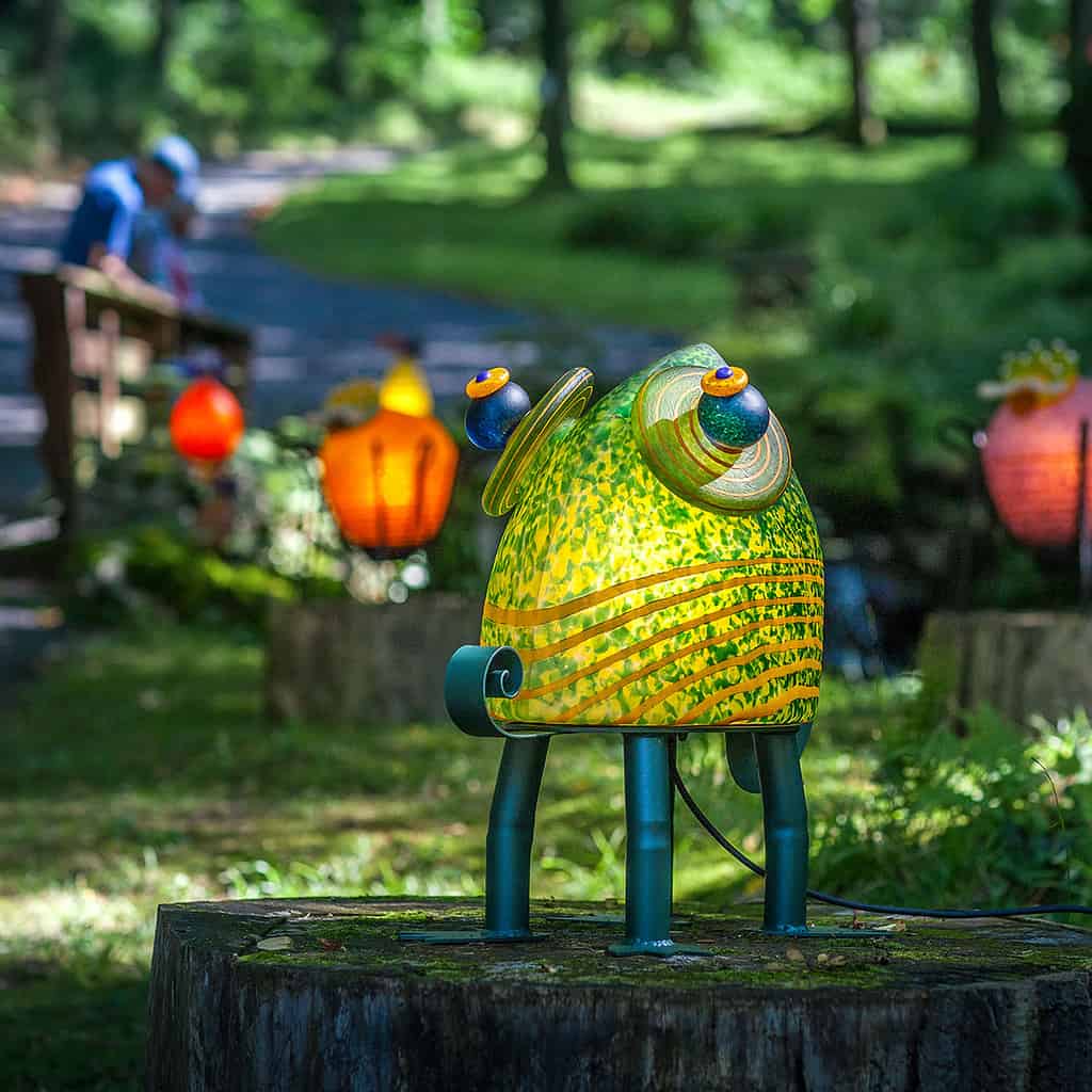 Chameo, ein leuchtendes Chameleon für den Garten