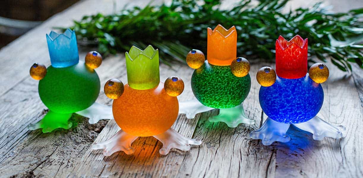 Weihnachtsdeko mit FROSCH Kerzenhalter