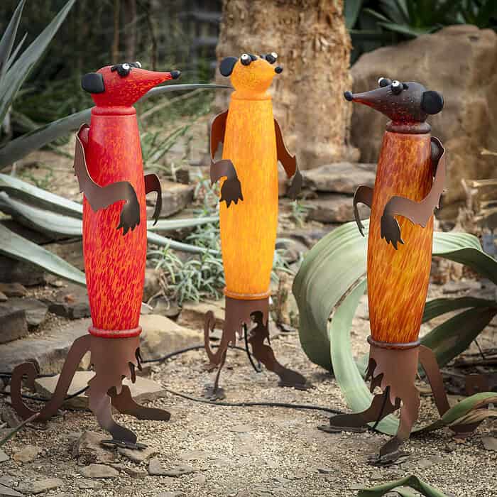 NELSON meerkat designer garden lamp Glasstudio Borowski