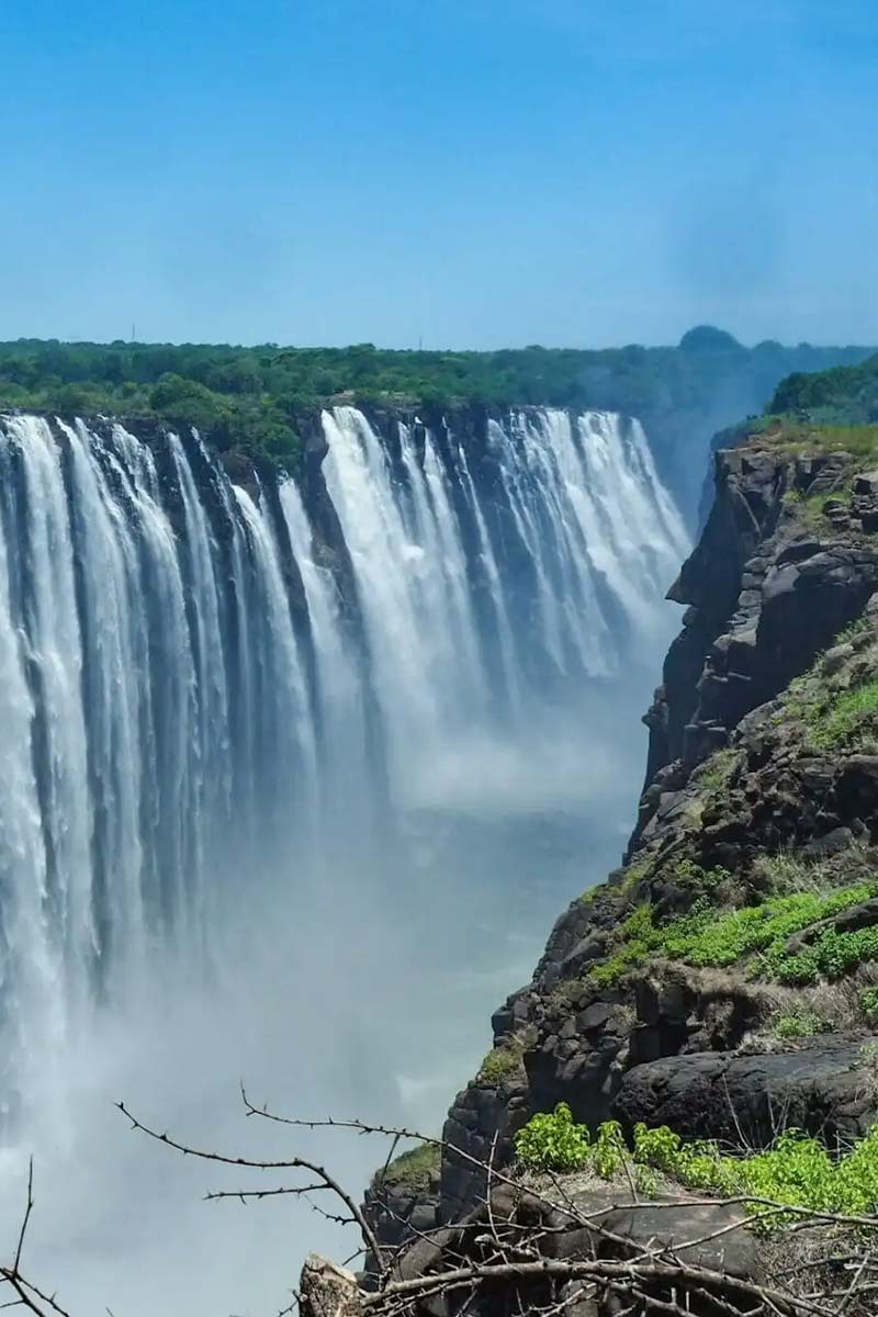 Waterfall in Victoria falls