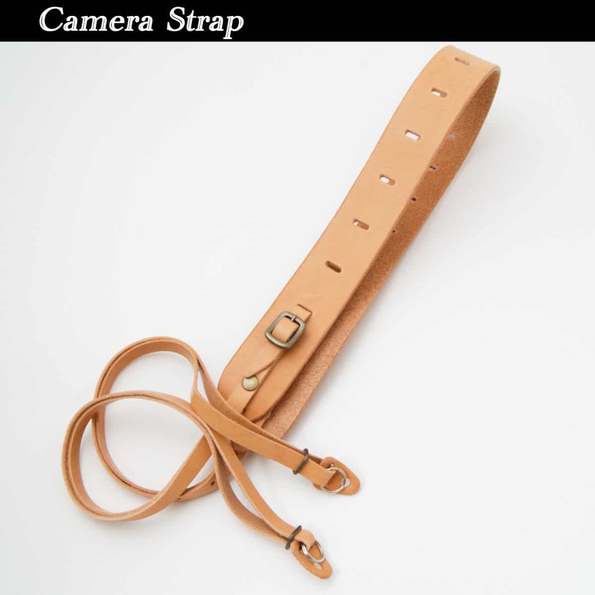 お洒落なカメラストラップ