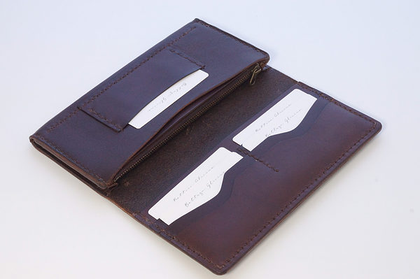 Bottega Glicine 二つ折りの長財布
