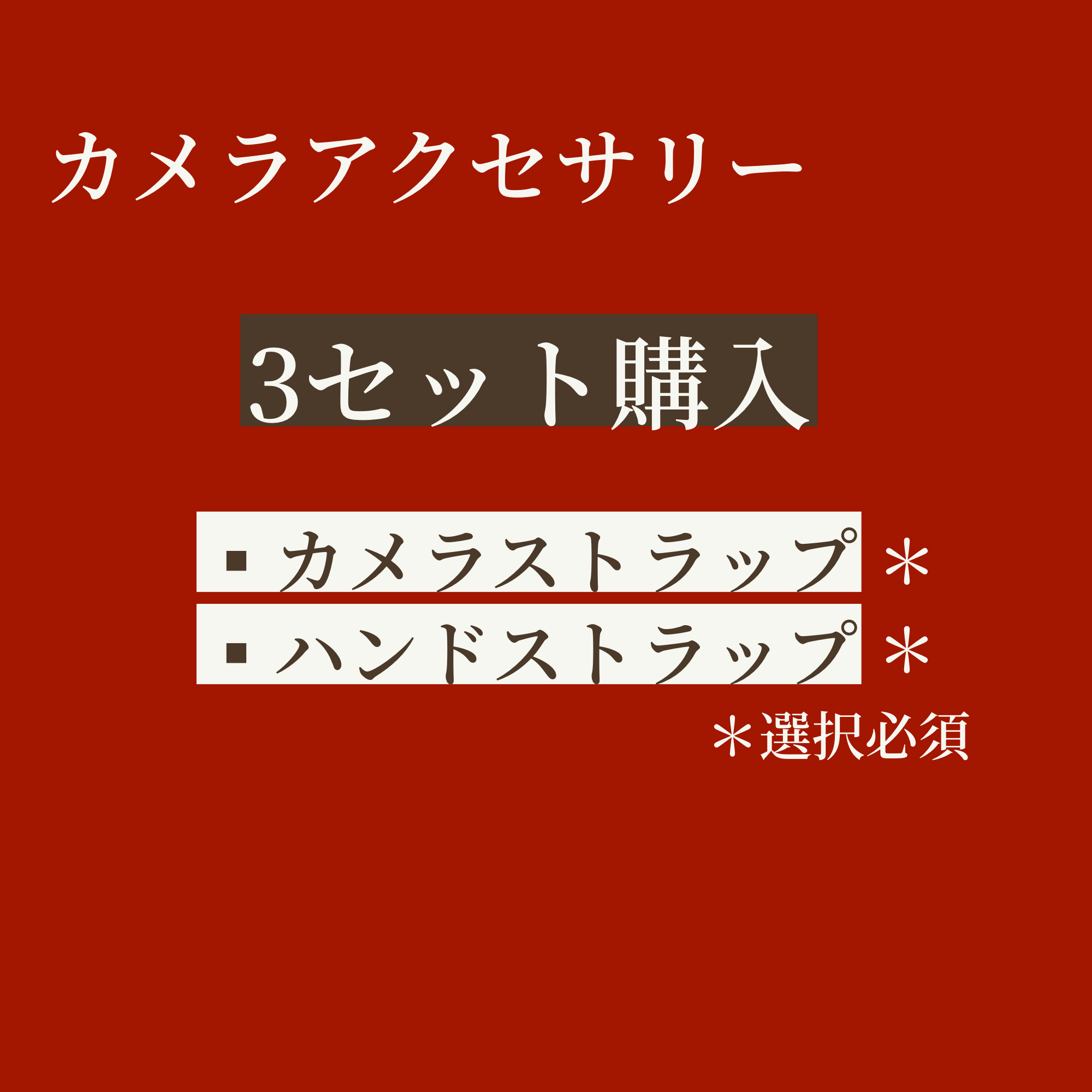 山梨　カメラストラップ