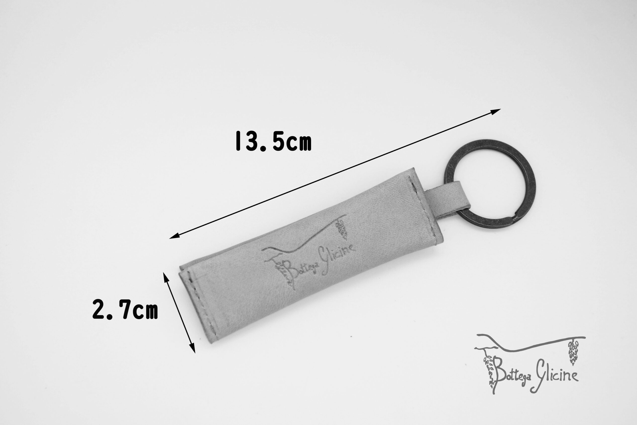 お札が入るキーホルダー　　革製品