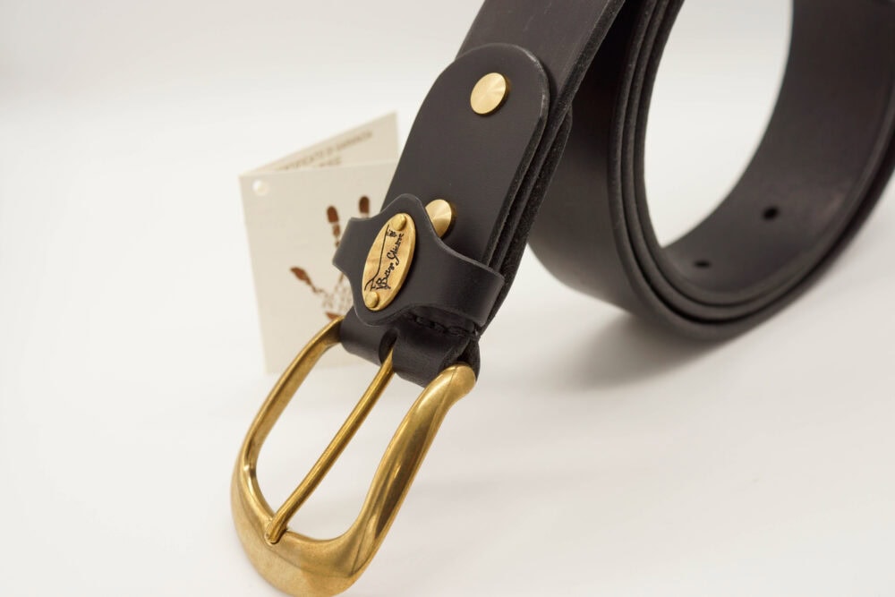 handmade leather belt