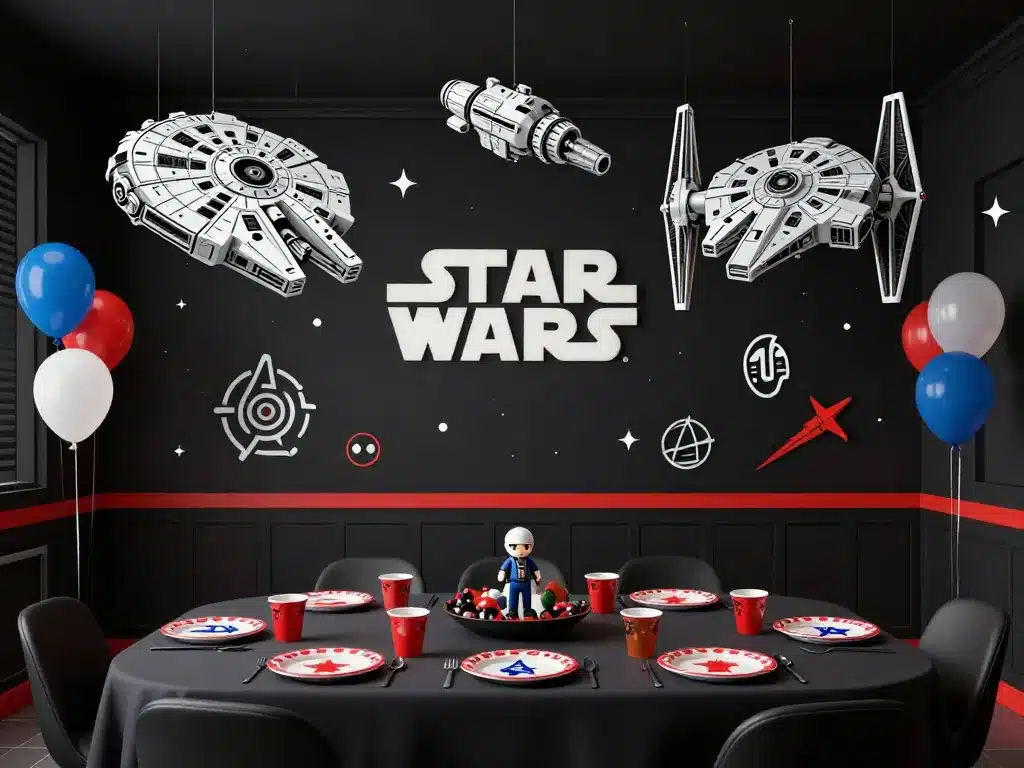 Décorations immersives pour anniversaire Star Wars