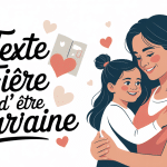 fière d'être marraine texte image ambiance tendre
