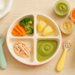 consequence trop de proteine bebe assiette alimentation