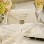 discours témoin mariage fiche manuscrite champagne fleurs