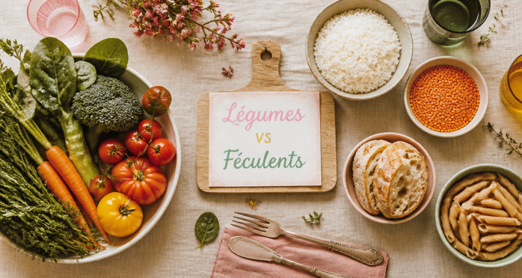 liste des legumes et feculents en image