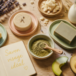 meilleur savon pour visage artisanal sur table