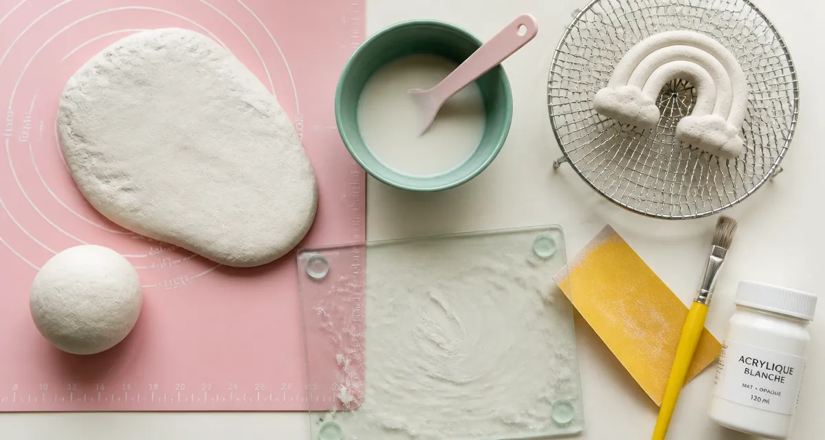 Pâte autodurcissante en préparation : astuces sans cuisson, séchage et ponçage