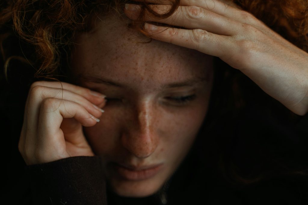 A visual representation of symptoms commonly associated with major depression