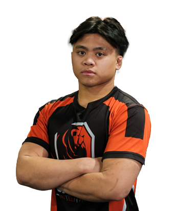 Esports player Daniel Perez wearing team jersey, confident pose, professional gaming environment, focused expression, competitive gaming, esports tournament, team sports, gaming competition, young ath.