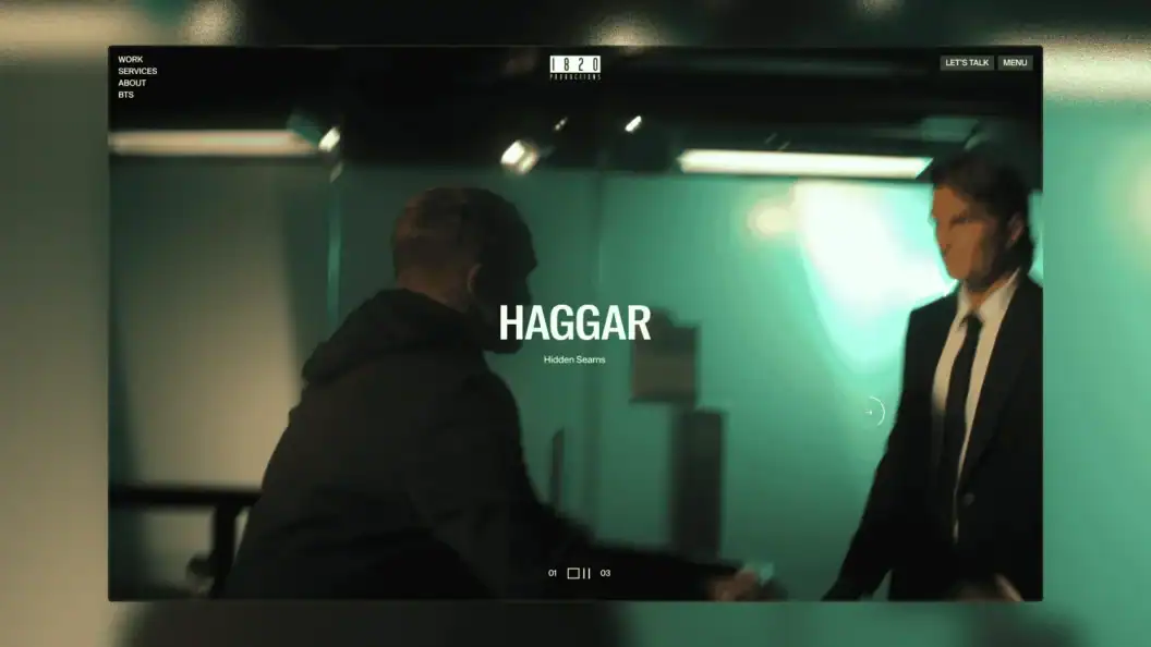 1820 Productions, Minimal Design, Compelling Motion That Commands Attention