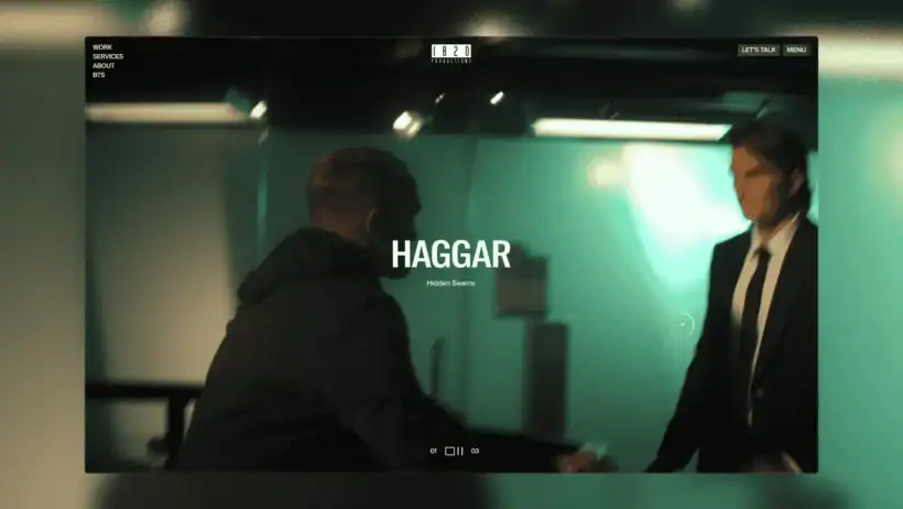 1820 Productions, Minimal Design, Compelling Motion That Commands Attention