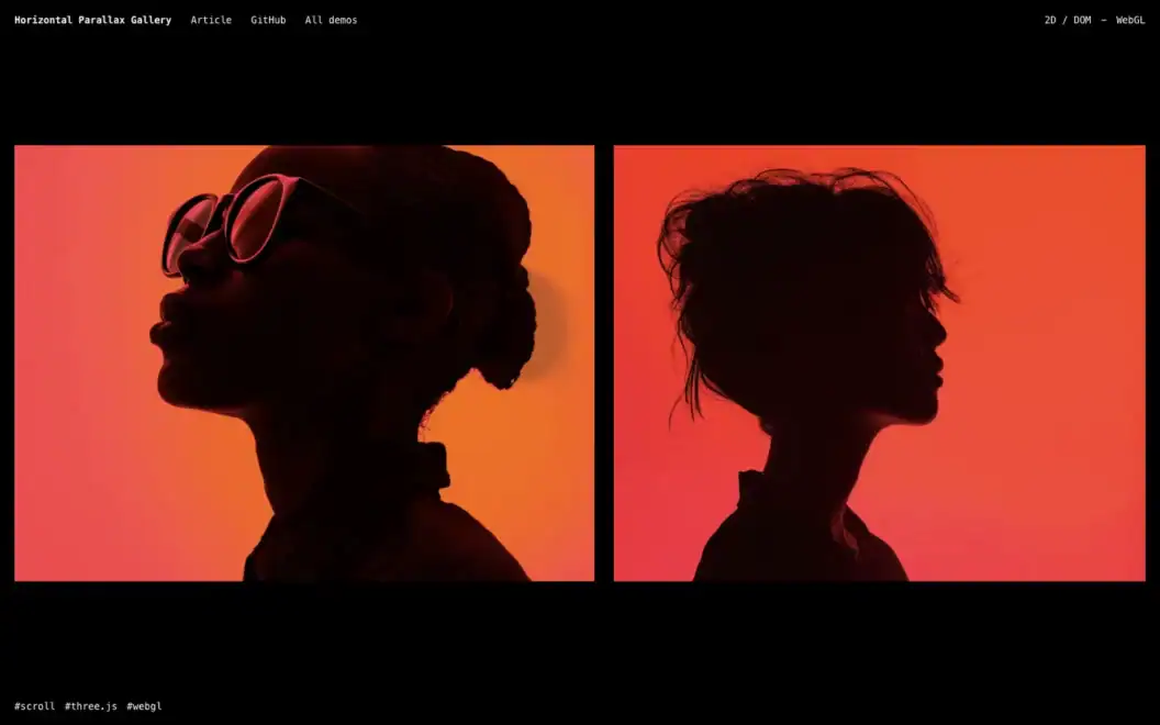 Unlock Pro-Level Smooth Horizontal Parallax Galleries, Move from DOM to WebGL