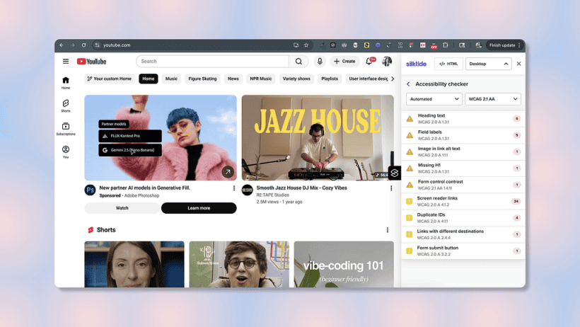 Automated scans miss critical issues, make accessibility testing human-centered