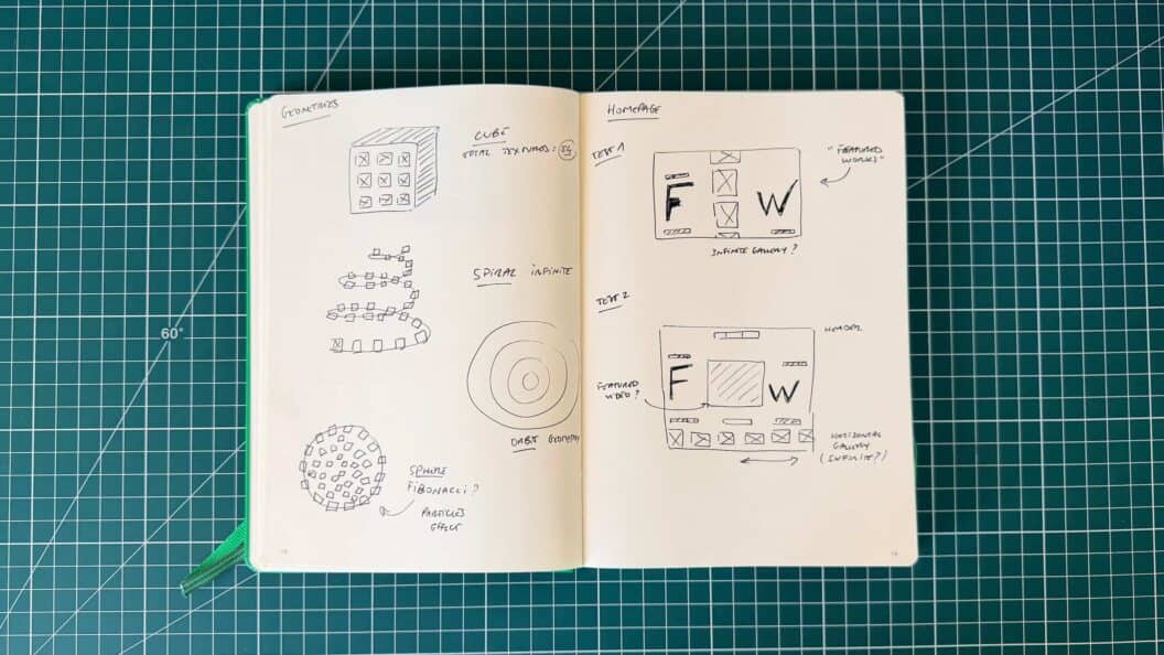 Corentin Bernadou's WebGL Portfolio, Where Swiss Design Precision Fuels Creative Code