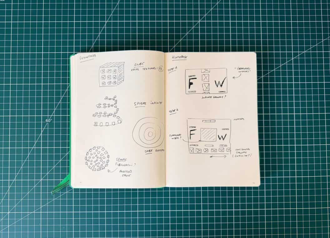 Corentin Bernadou's WebGL Portfolio, Where Swiss Design Precision Fuels Creative Code