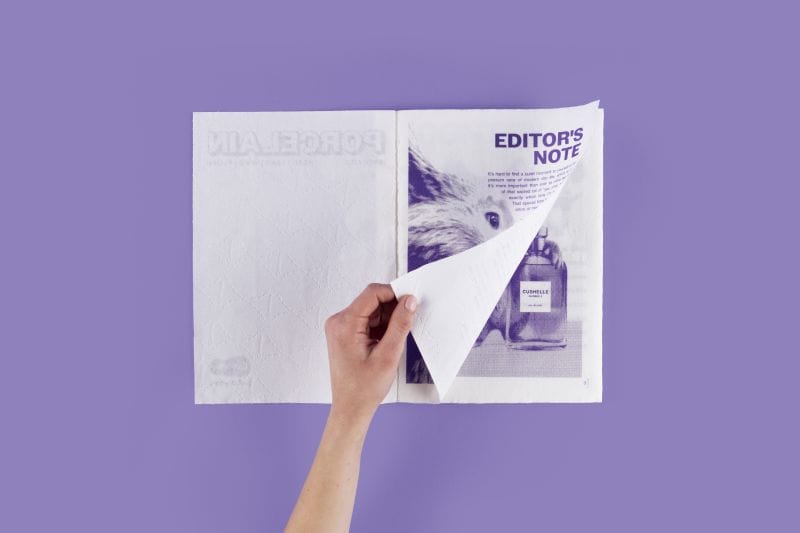 Cushelle turns toilet paper into a flushable magazine, the world's first you can read and flush