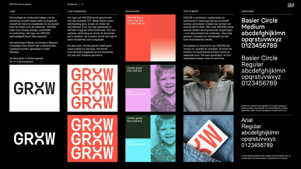 GROOW Brand Identity Case Study, Buro Reng's Strategic Rebrand and Visual System
