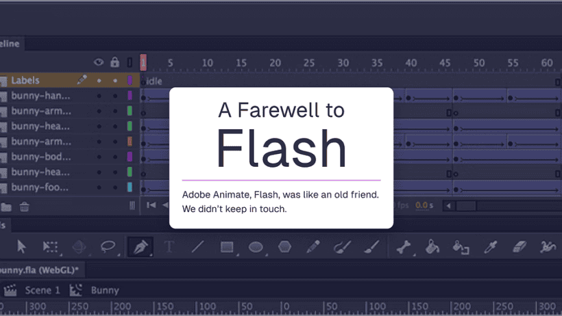 Goodbye Flash, how creators must adapt as interactive web media moves on