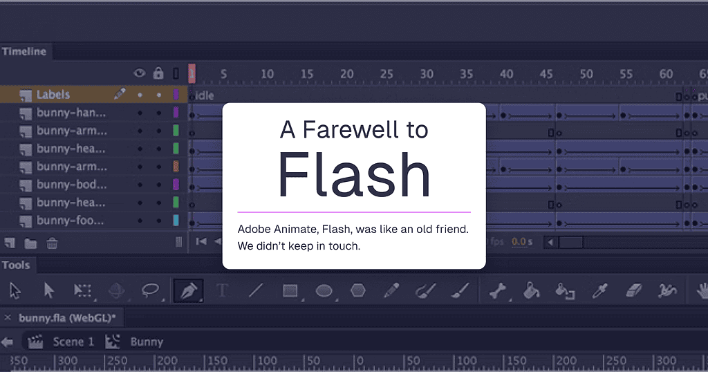 Goodbye Flash, how creators must adapt as interactive web media moves on