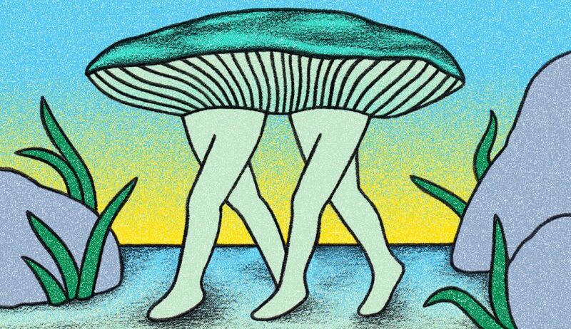 Linda Merad Plunges into a Surreal, Upside-Down Ocean for Hermès