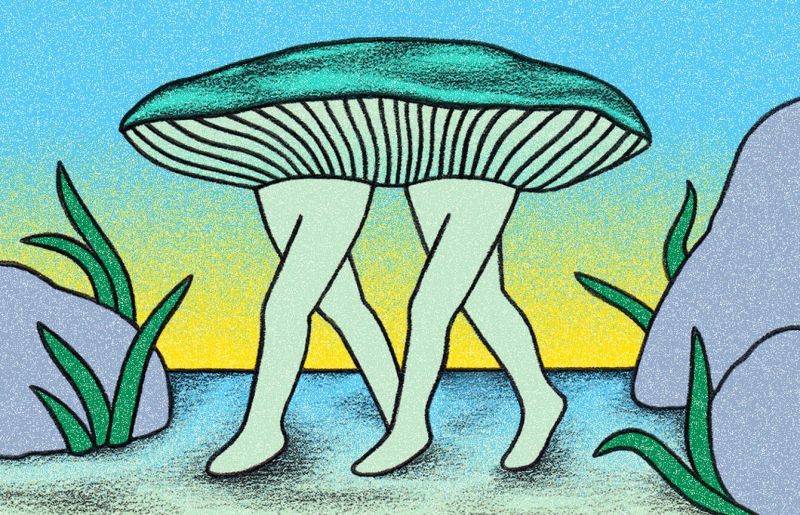 Linda Merad Plunges into a Surreal, Upside-Down Ocean for Hermès