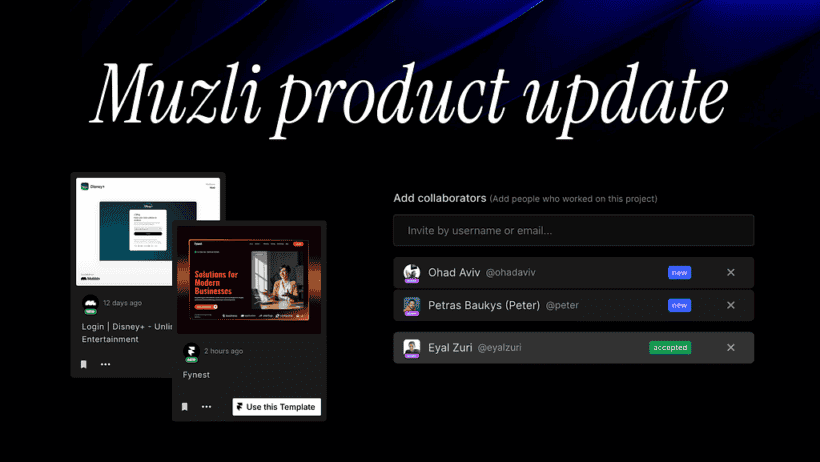 Muzli Update, New Framer & Mobbin Integrations, Design Collabs and Smarter Search, March 2026