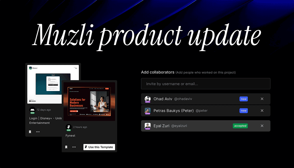 Muzli Update, New Framer & Mobbin Integrations, Design Collabs and Smarter Search, March 2026