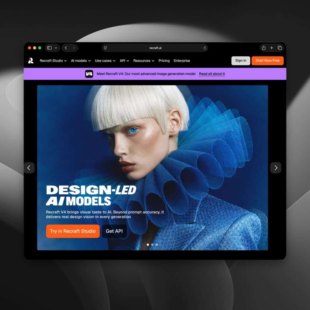 Recraft V4 Boosts AI Generation with Native SVG, Sharper Design Aesthetics