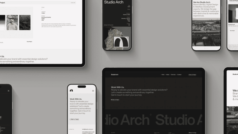 Studio Arch, Digbeth's Bold Brand Identity That Elevates Design, Attracts Ideal Clients