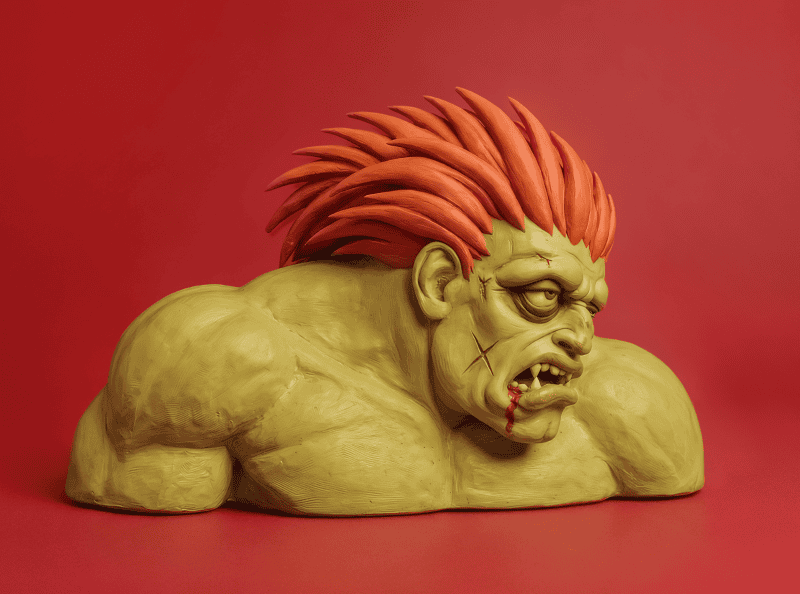 When Losing Became Art, Street Fighter Sculptures Reimagine Defeat